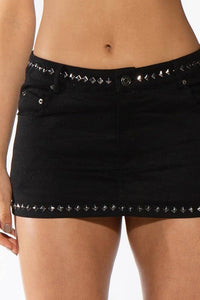 Studded Edge Mini Skirt