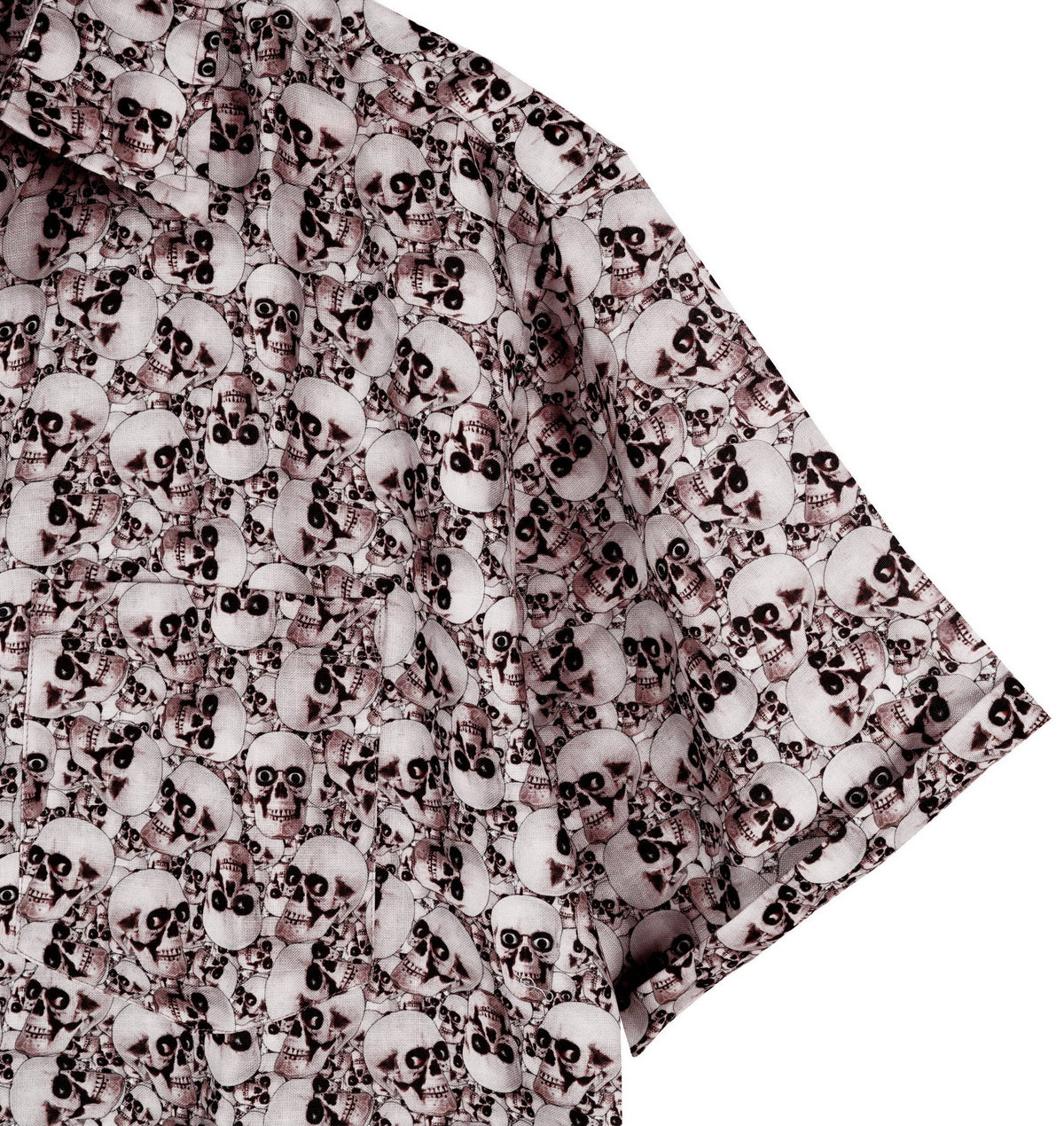 Mens Shirts White Skull