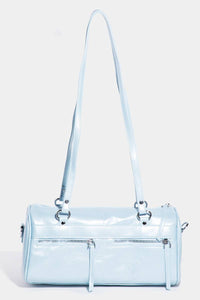 Mini Pocket Glossy Barrel Bag