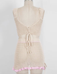 Knit crochet Top or Skirt