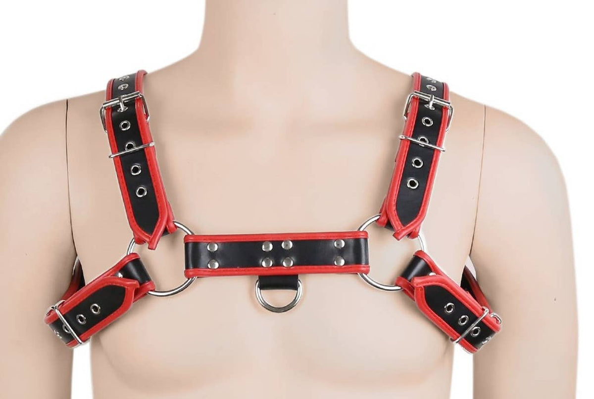 Chest Harness - Deluxe Bulldog PVC Vegan Leather