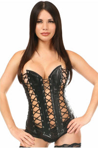 Lace-Up Steel Boned Over Bust Corset