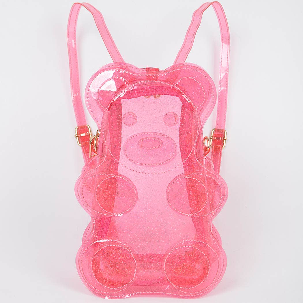 Transparent Teddy Bear Backpac