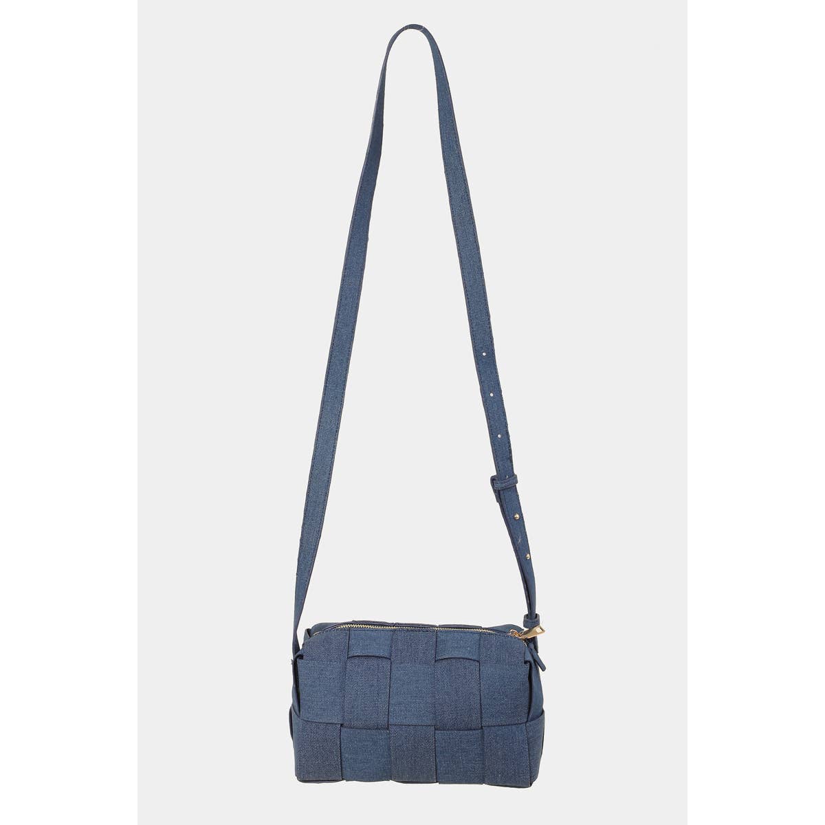 Leather Woven Shoulder Bag