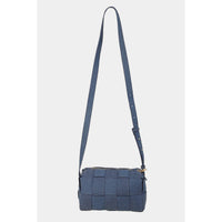 Leather Woven Shoulder Bag