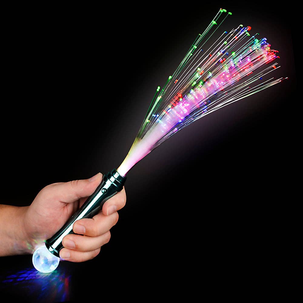 15" MAGIC BALL FIBER OPTIC WAND