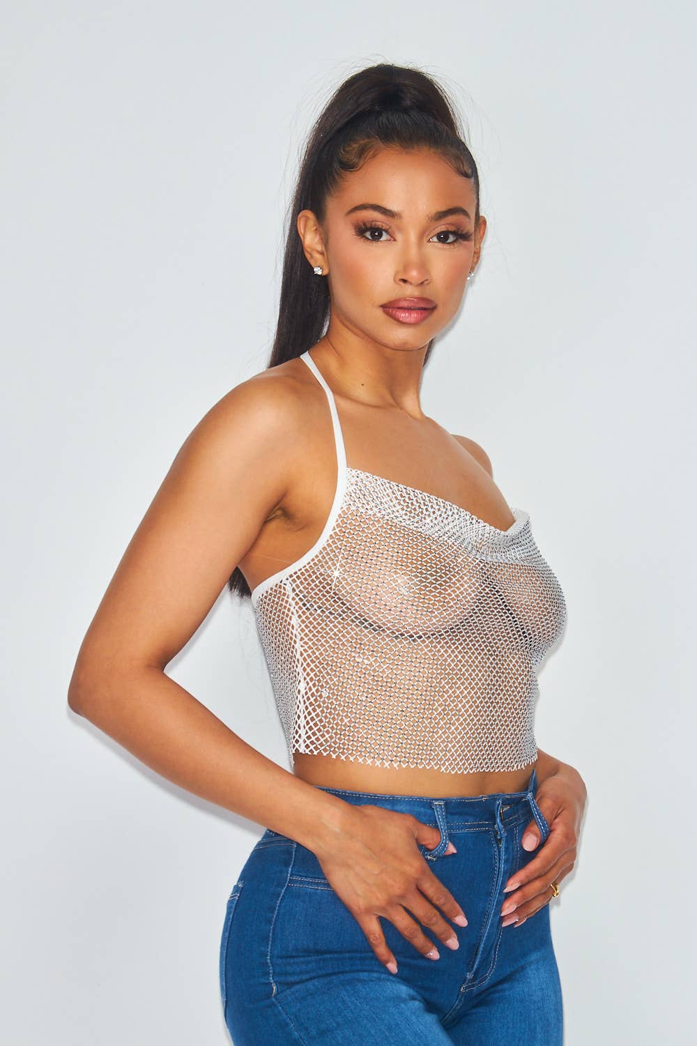 Rhinestone Halter