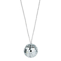 DISCO BALL NECKLACE 2"