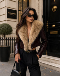 Croc Skirt & Jacket Set