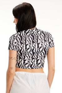 Mock Neck Tee