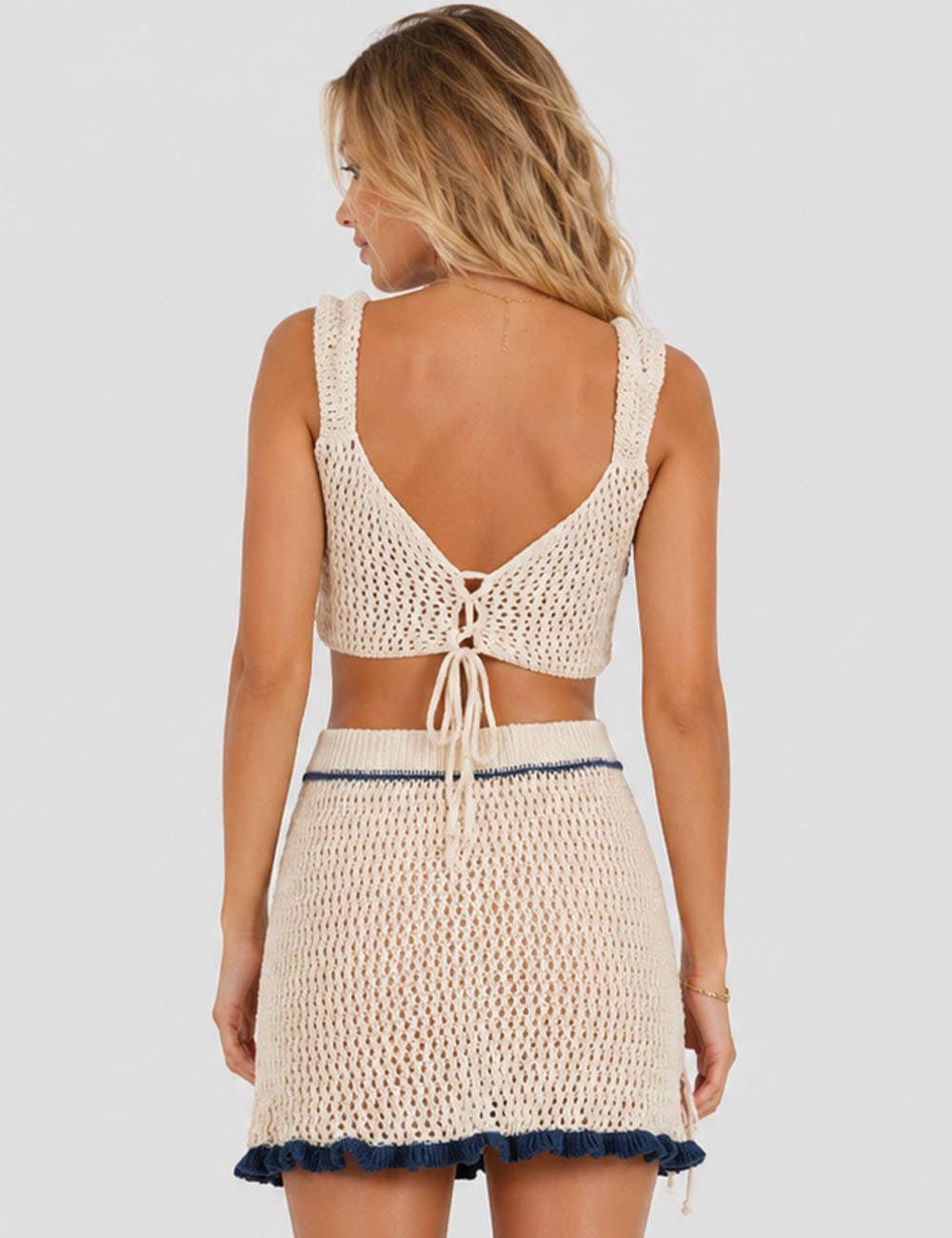 Knit crochet Top or Skirt