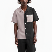 Men's Shirt in Black Khaki