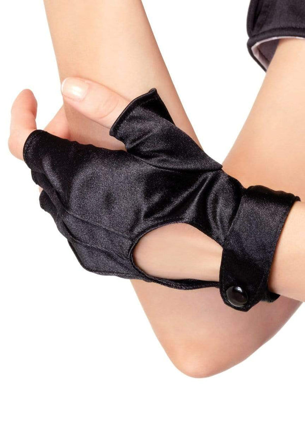 Satin Motorcycle Gloves
