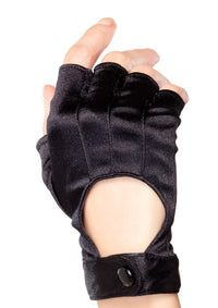 Satin Motorcycle Gloves