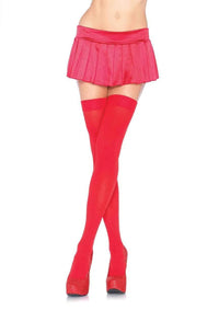 Opaque Nylon Thigh Highs