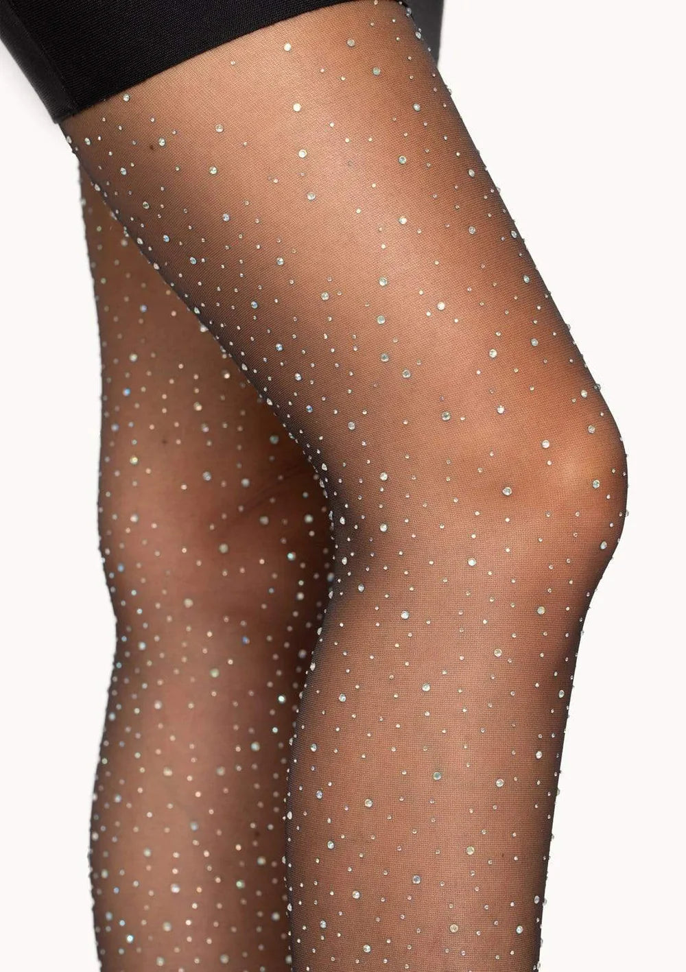 Sheer Rhinestone Thights
