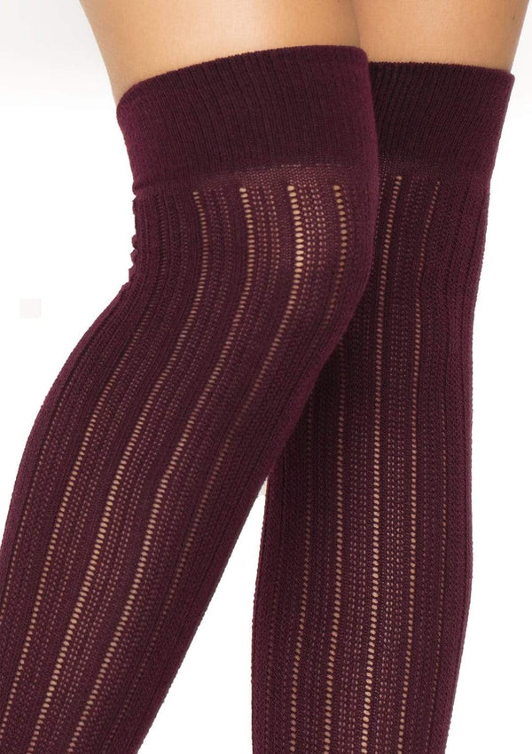Rib Over the Knee Socks