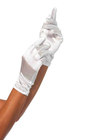 Short Satin Gloves