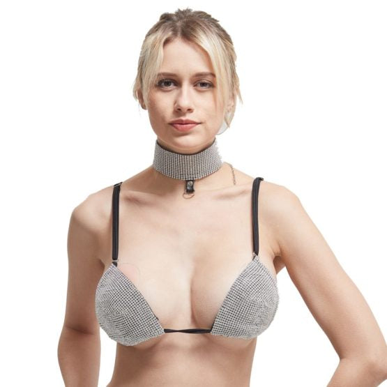 Rhinestone Bra