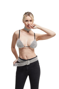 Rhinestone Bra
