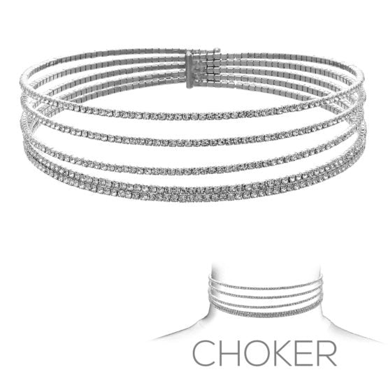 Rhinestone Chokers