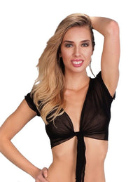 Sleeveless Sheer Top