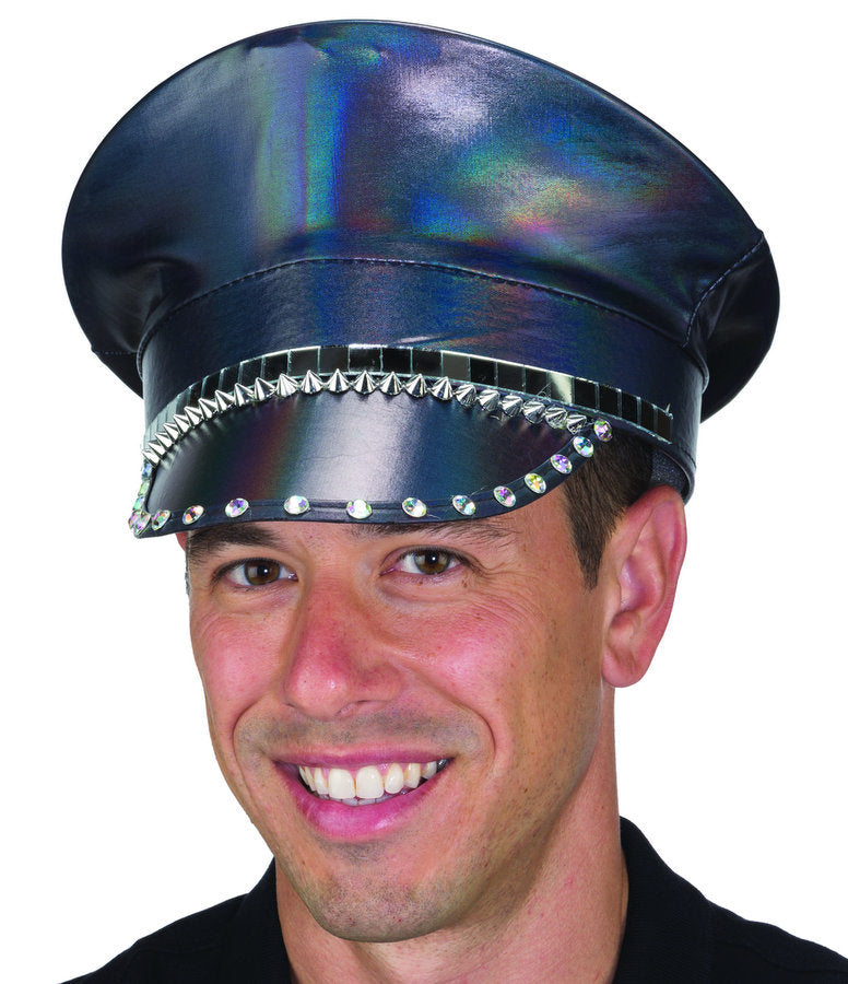 Holographic Vinyl Hat