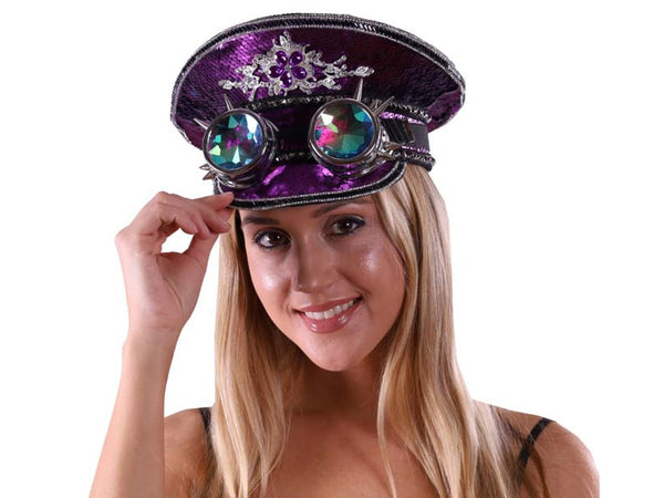 Purple Sparkle Hat