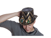 Men Gold Chevron Hat