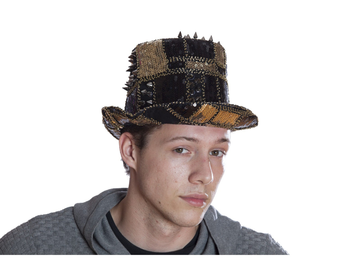 Gold Spike Top Hat