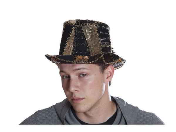 Gold Spike Top Hat