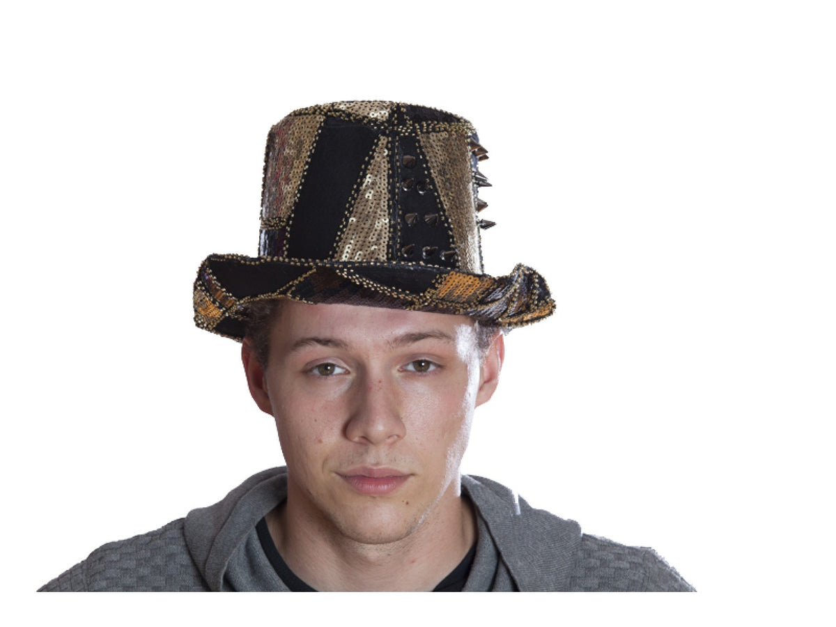 Gold Spike Top Hat