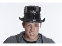 Silver Spike Top Hat