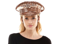 Rose Gold Sparkle Hat