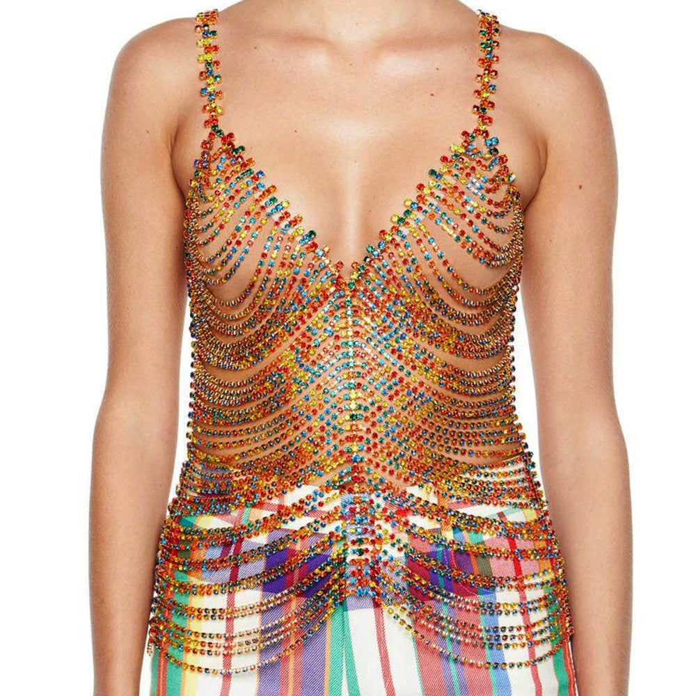 Rainbow Crystal Top