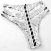 Metallic Cut Out Brief