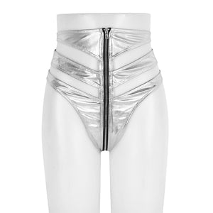 Metallic Cut Out Brief