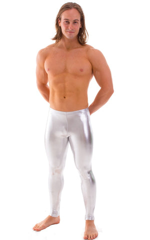 Large Size Metallic Legging