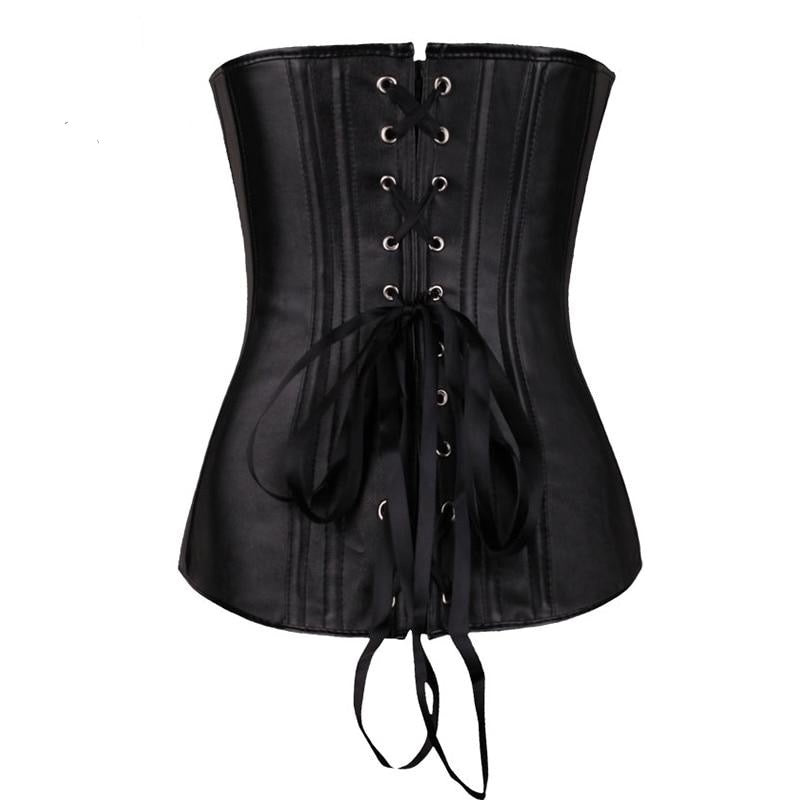Corset Black with Zipper