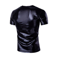 Mens Metallic V-Neck