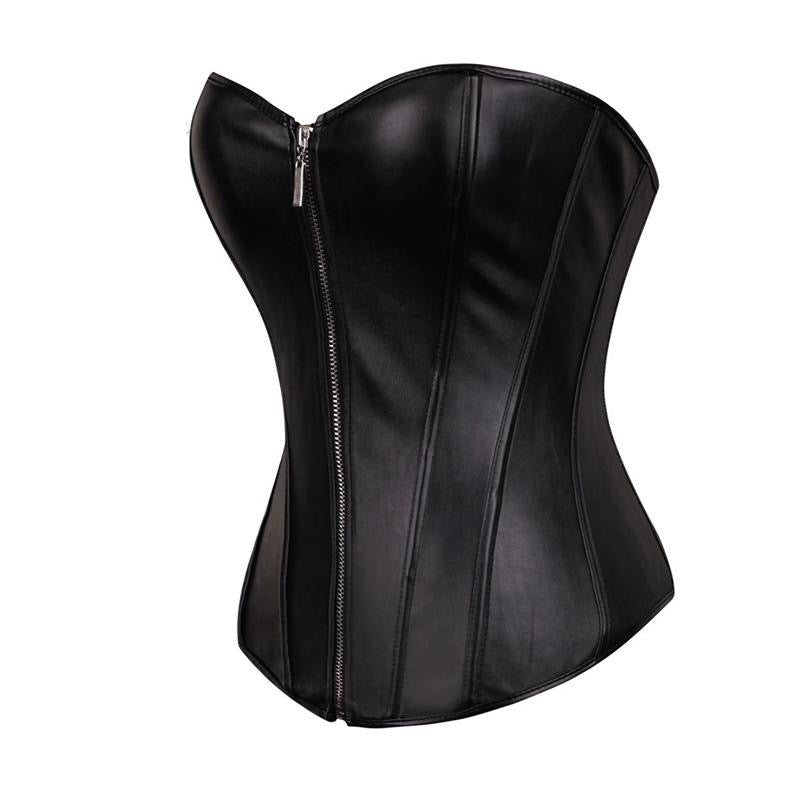 Corset Black with Zipper