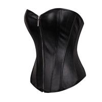 Corset Black with Zipper