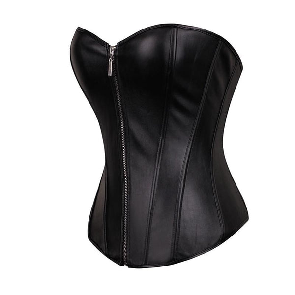 Corset Black with Zipper