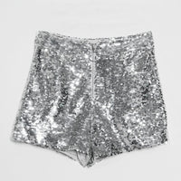 Silver Sequins Short