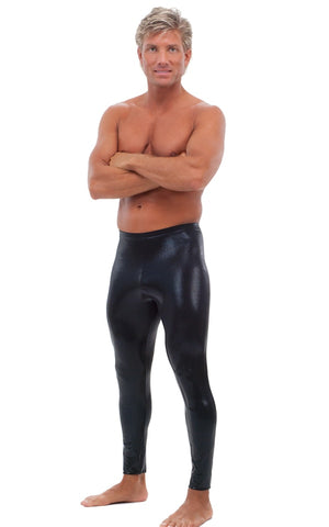 Large Size Metallic Legging