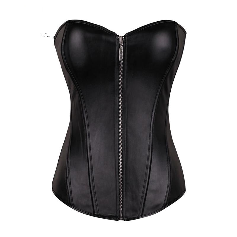 Corset Black with Zipper