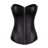Corset Black with Zipper