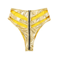 Metallic Cut Out Brief