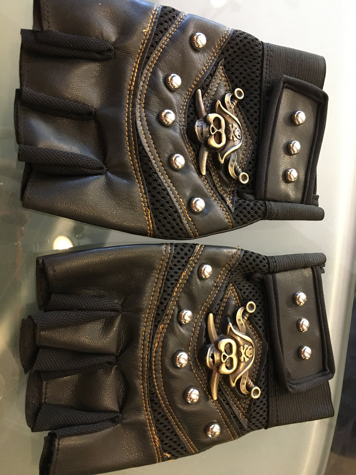 Jolly Roger Fingerless Gloves