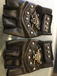 Jolly Roger Fingerless Gloves